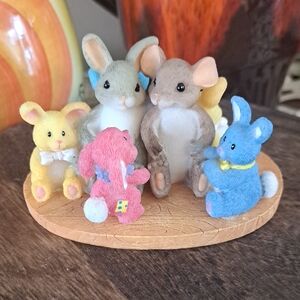 Fitz and Floyd Colorful Small Pets Figurine Set